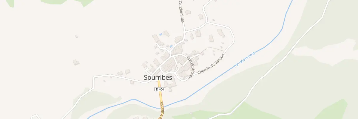 Plan du 7008 Le Village à Sourribes