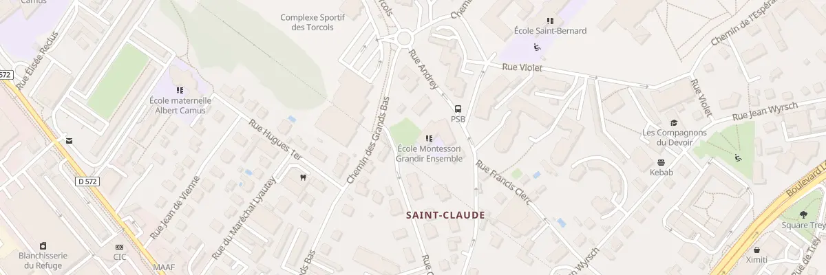 Plan du 10D Rue Grenot à Besançon