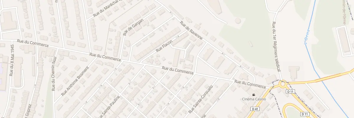 Plan du 155T Rue du Commerce à Jœuf