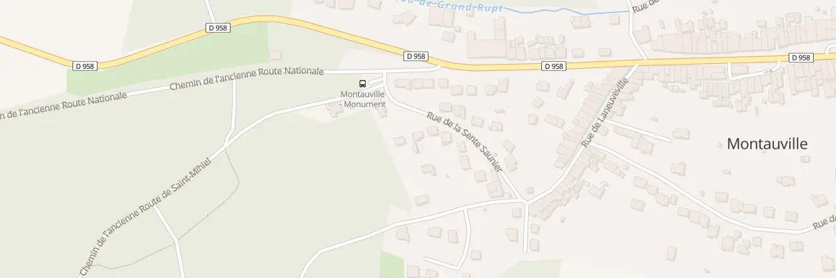 Plan du 32 Rue de la Sente Saunier à Montauville
