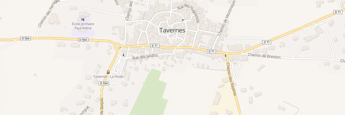 Plan du 36 Rue des Jardins à Tavernes