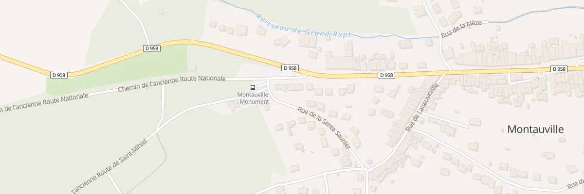 Plan du 88 Rue Nationale à Montauville