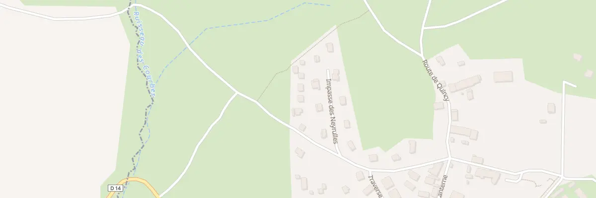 Plan du 252 Che de Vaulx à Nonglard