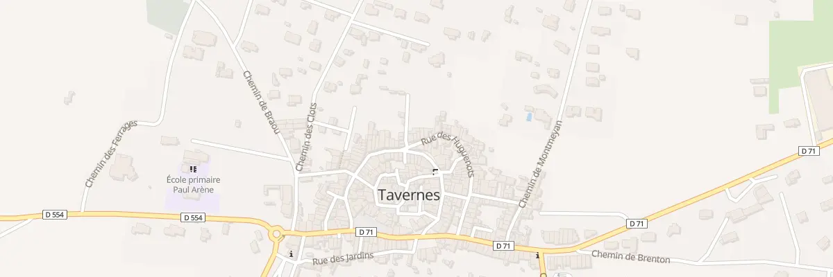 Plan du 56 Rue des Huguenots à Tavernes