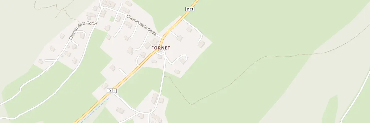 Plan du 5165 Fornet à Curienne