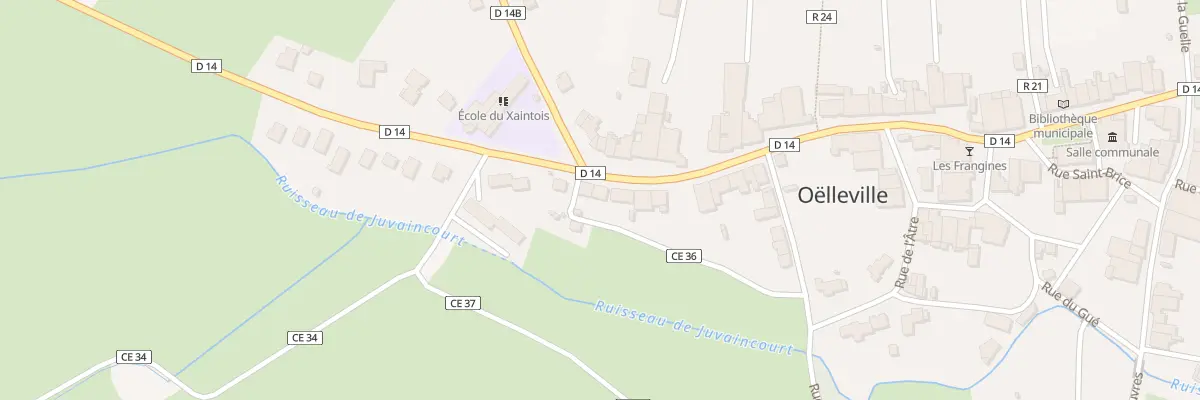 Plan du 605 Rue Clément de Boulay à Oëlleville