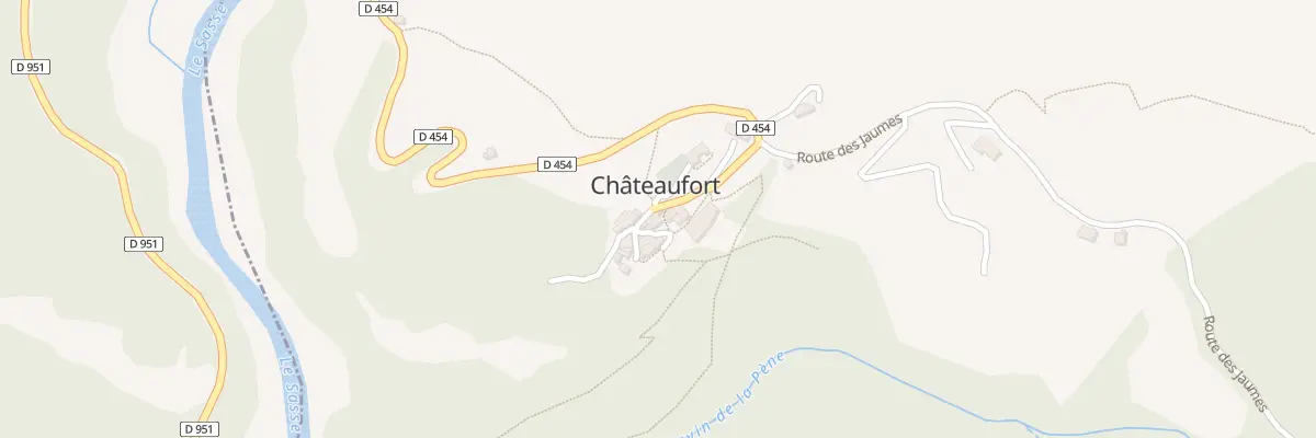 Plan du 5009 Le Village à Châteaufort