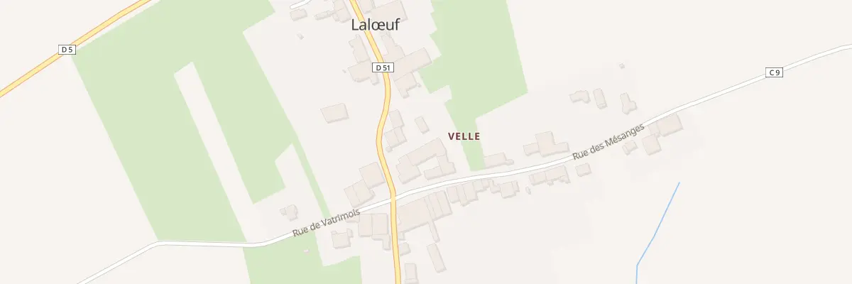 Plan du 5 Rue des Mésanges à Lalœuf