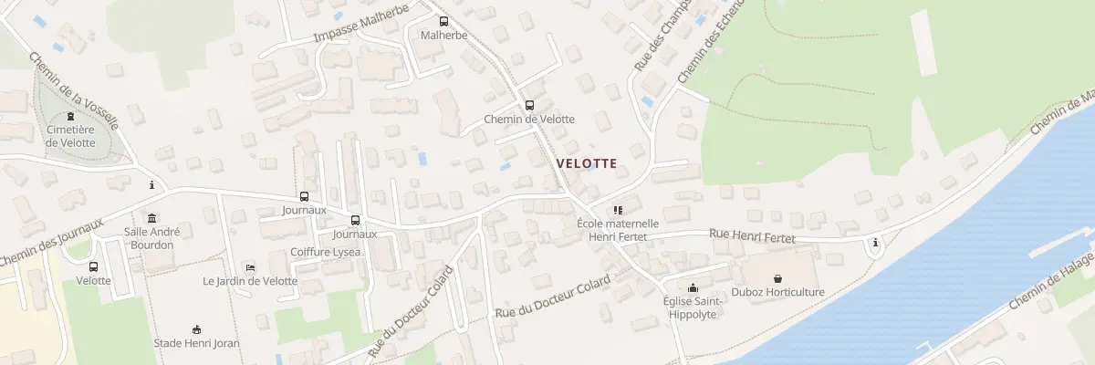 Plan du 68 Rue de Velotte à Besançon