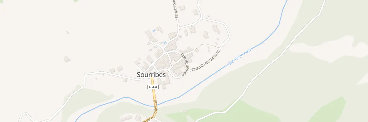 Plan du 7056 Rue du Moulin à Sourribes