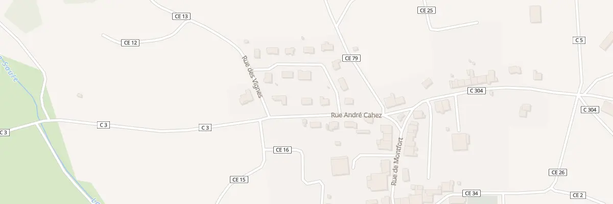 Plan du 160 Rue André Cahez à La Neuveville-sous-Montfort