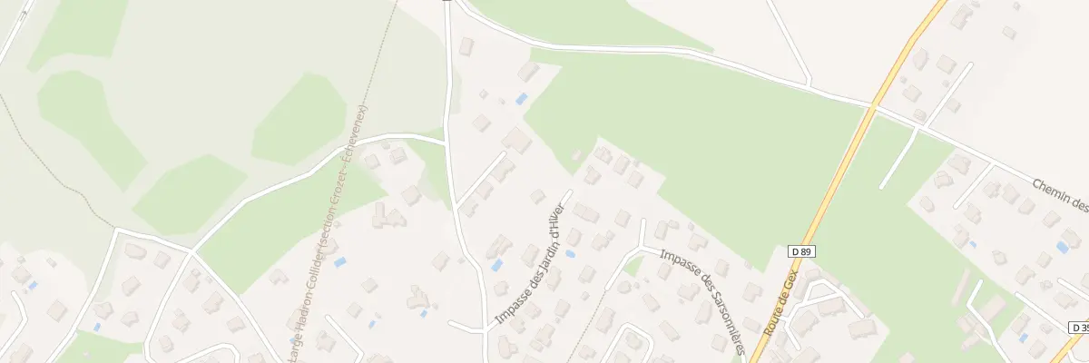 Plan du 244 Rte du Col à Crozet