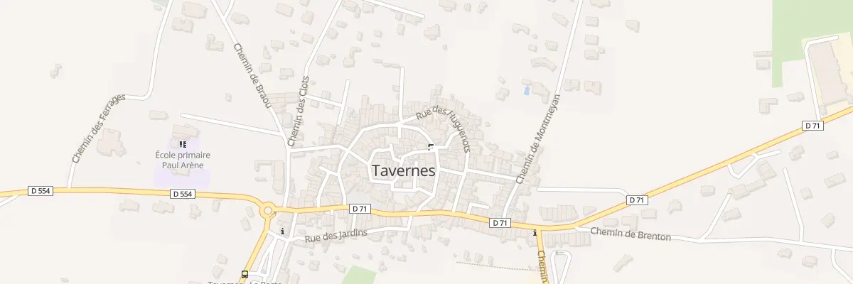 Plan du 13 Rue du Puits Neuf à Tavernes
