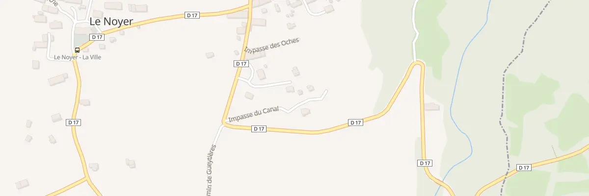 Plan du 5266 Les Oches au Noyer