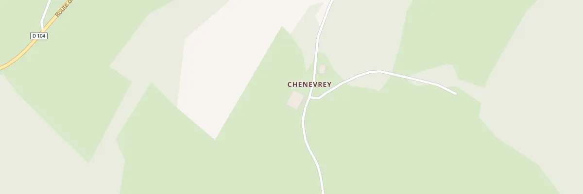Plan du 2 Grange de Chenevrey à Fontain