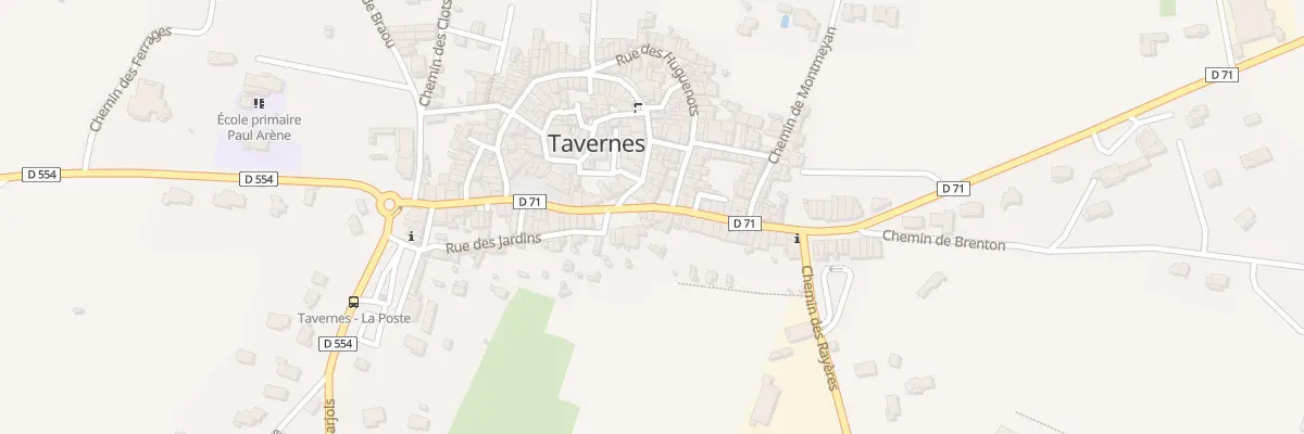 Plan du 42 Gr Grand’Rue à Tavernes