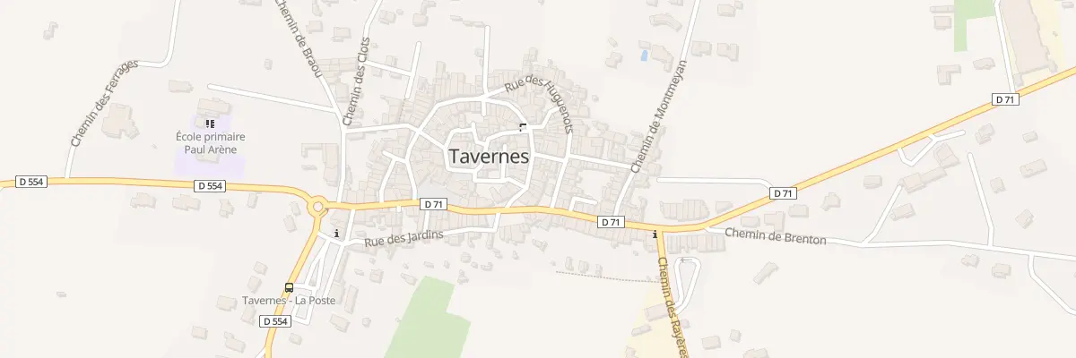 Plan du 10 Rue du Puits Neuf à Tavernes