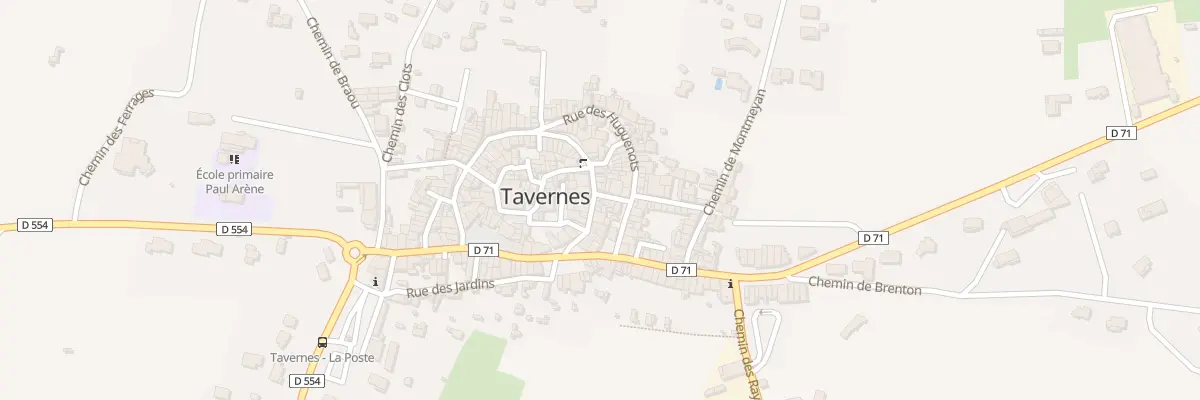 Plan du 16 Rue du Puits Neuf à Tavernes