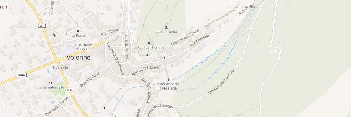 Plan du 21 Rue de la Liberté à Volonne