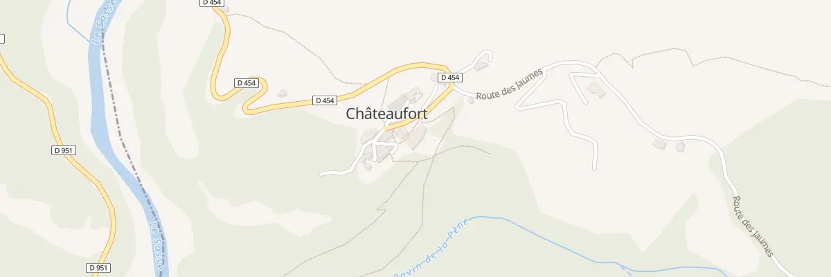 Plan du 7003 Le Village à Châteaufort