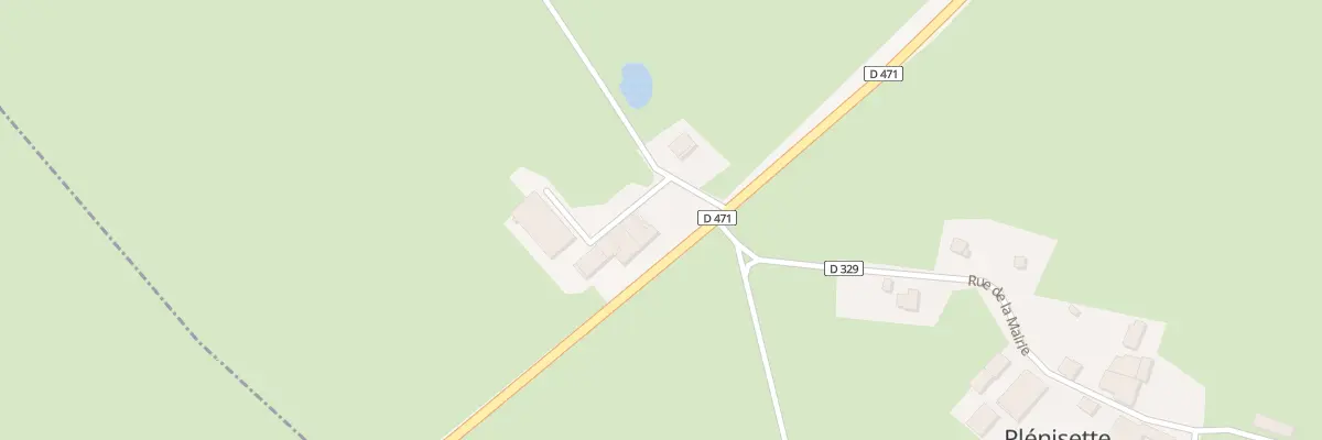 Plan du 2 Rue Maison Blanche à Plénisette
