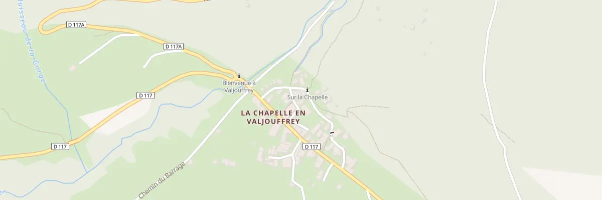 Plan du 5014 La Chapelle à Valjouffrey
