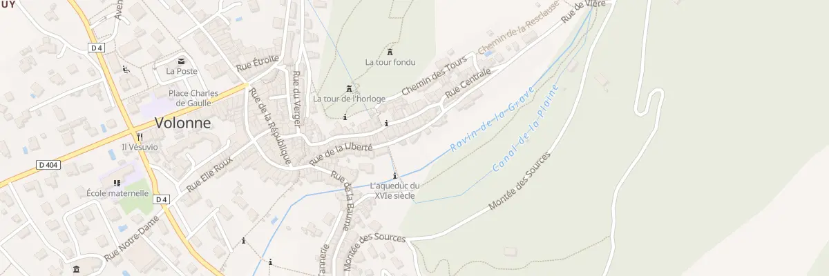Plan du 36 Rue de la Liberté à Volonne