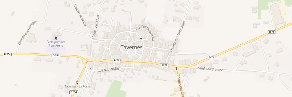 Plan du 5 Tra du Puits Neuf à Tavernes