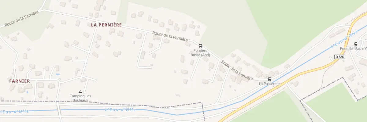 Plan du 480 Rte de la Perniere à Allemond