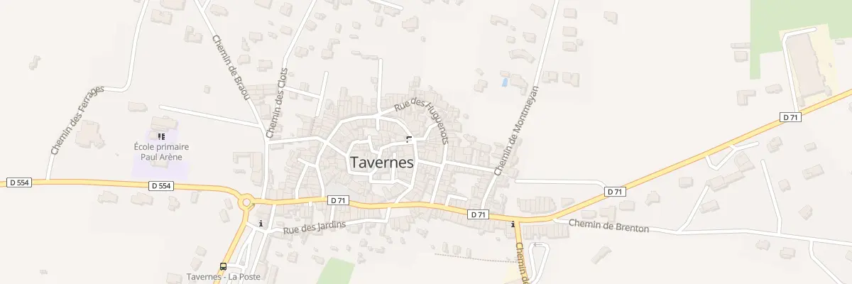 Plan du 4 Rue Saint Pierre à Tavernes