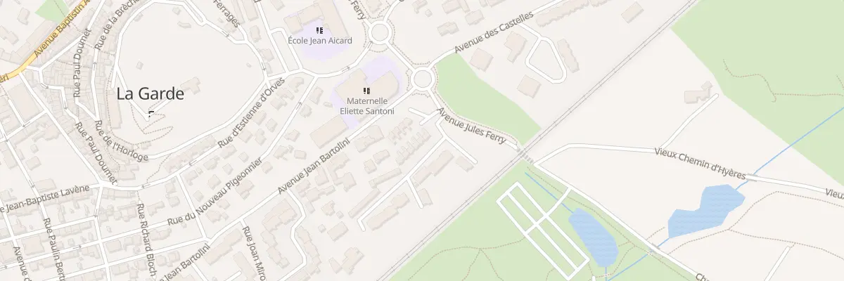 Plan du 395 Av Jules Ferry à La Garde