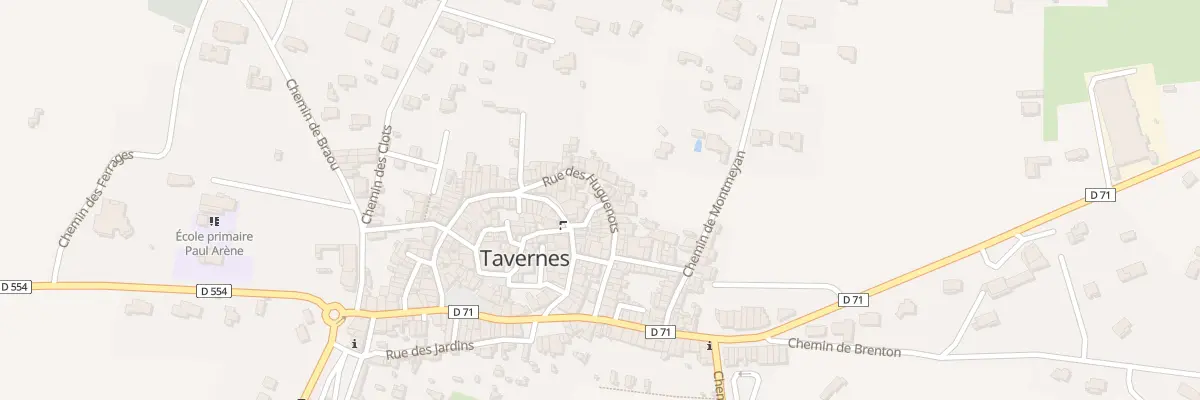 Plan du 17 Rue des Huguenots à Tavernes