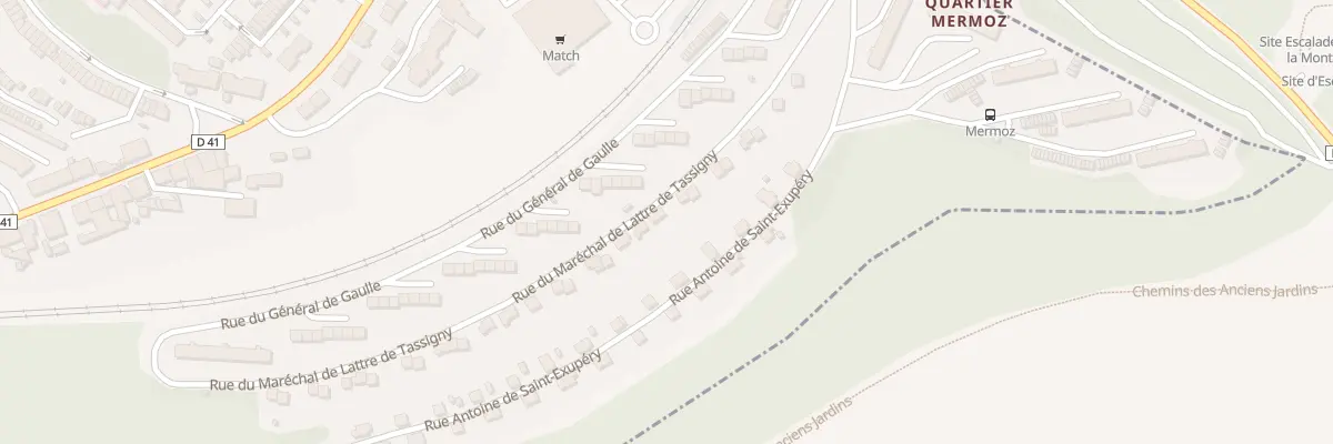 Plan du 9 Rue Marechal de Lattre de Tass à Jœuf