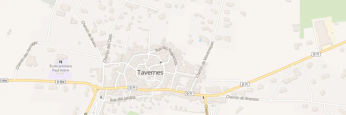 Plan du 15 Rue des Huguenots à Tavernes