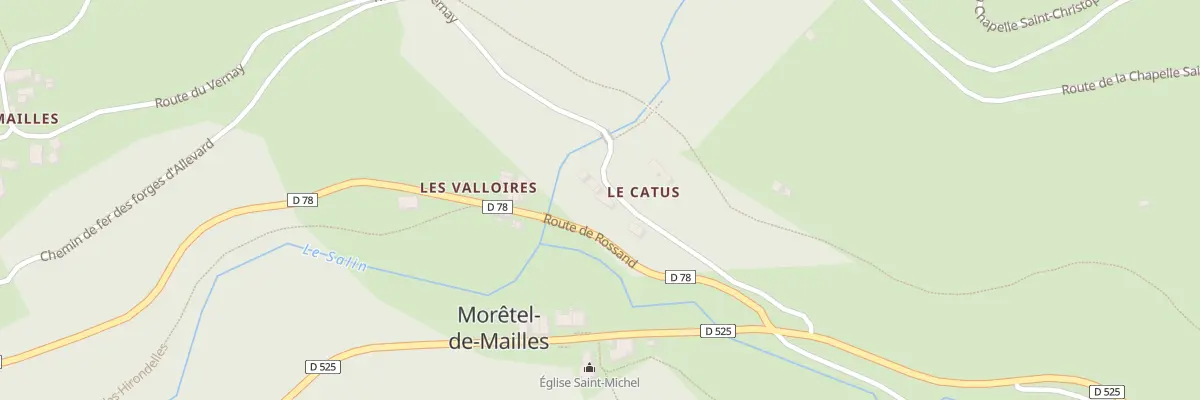 Plan du 200 Rte du Vernay à Crêts en Belledonne