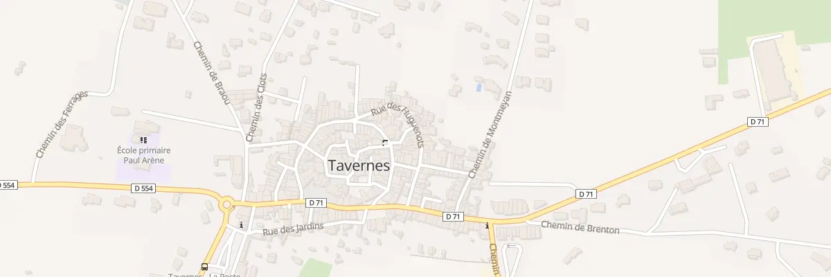 Plan du 11 Rue des Huguenots à Tavernes
