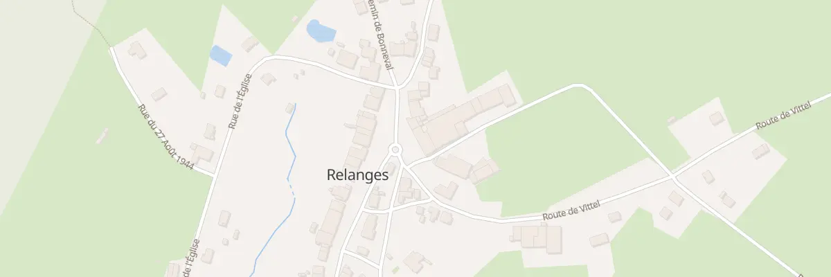 Plan du 38 Grande Rue à Relanges