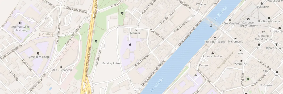 Plan du 42B Rue d’Arènes à Besançon