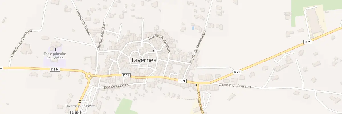 Plan du 4 Rue des Huguenots à Tavernes