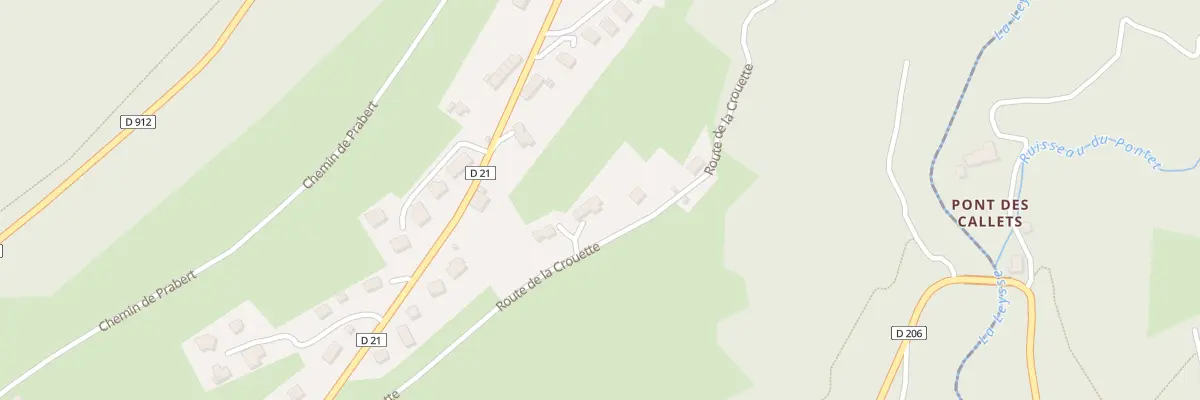 Plan du 311 Rte de la Crouette à Saint-Jean-d’Arvey