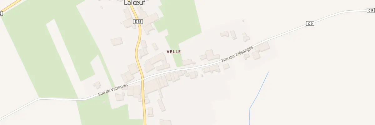 Plan du 7 Rue des Mésanges à Lalœuf