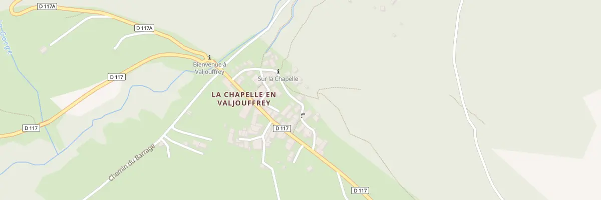 Plan du 100 Chem du Haut à Valjouffrey