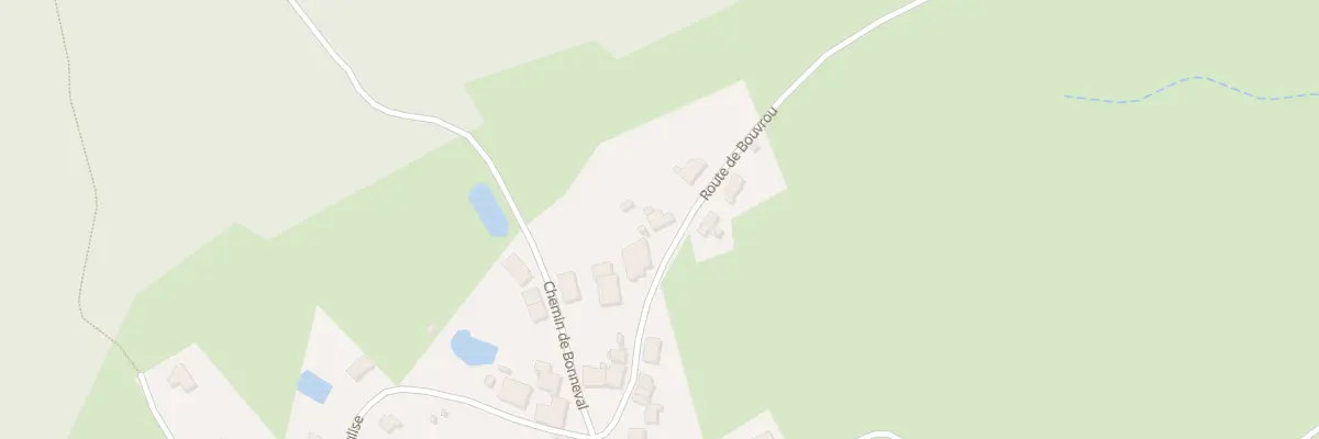 Plan du 9 Rte de Bouvrou à Relanges