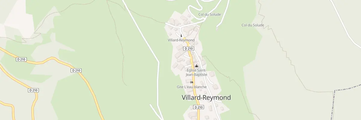 Plan du 5014 Le Village à Villard-Reymond