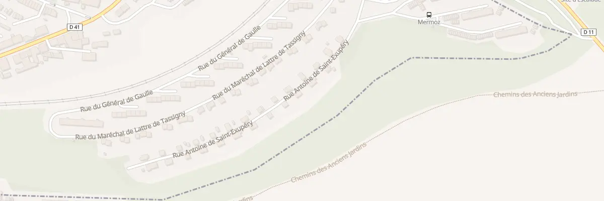 Plan du 5 Rue Antoine de Saint-Éxupéry à Jœuf