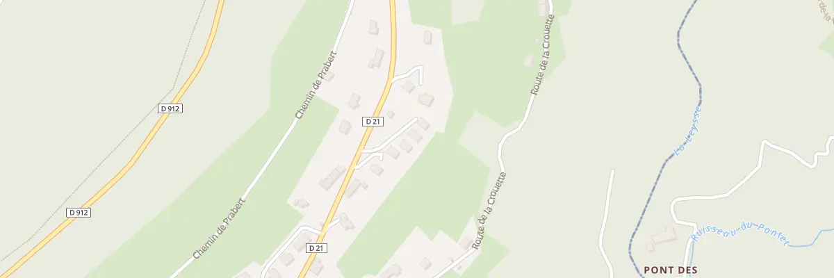 Plan du 764 Rte de la Fougère à Saint-Jean-d’Arvey