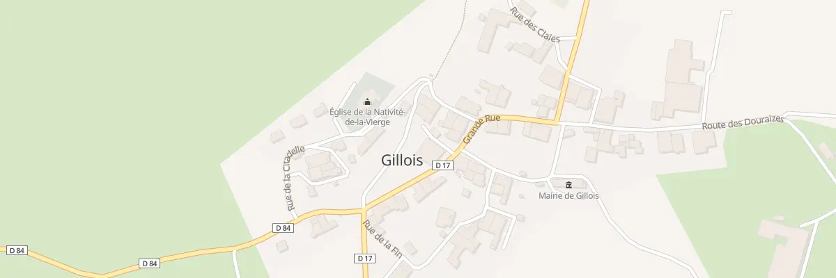 Plan du 5026 Grande Rue à Gillois