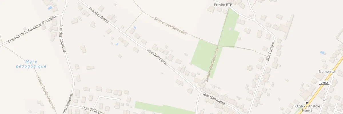 Plan du 32 Rue Gambetta à Pagny-sur-Moselle
