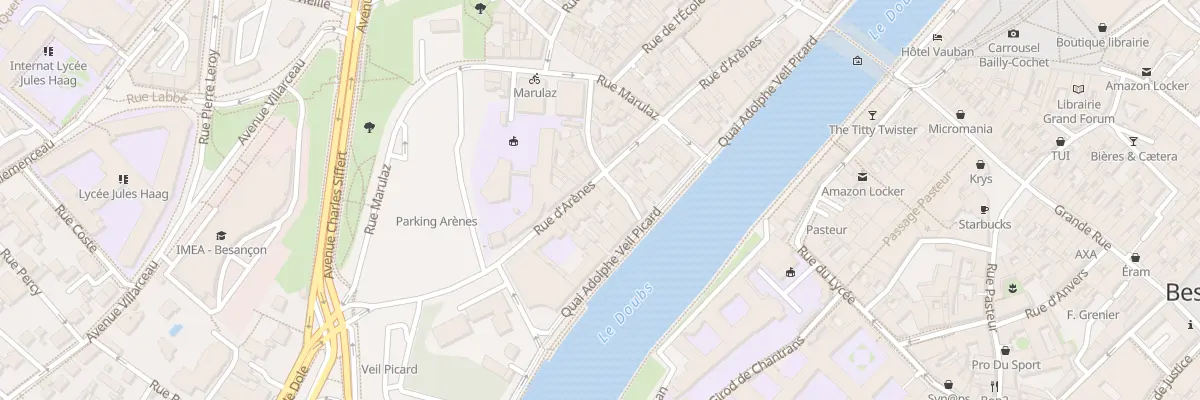 Plan du 49 Rue d’Arènes à Besançon