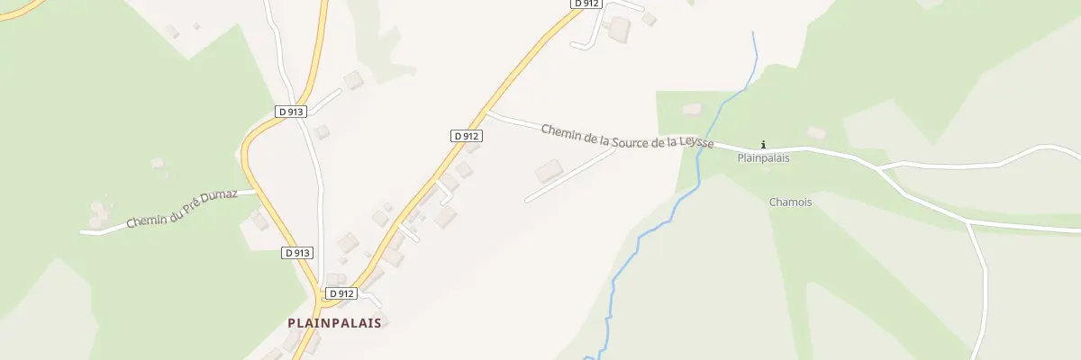 Plan du 5608 Plainpalais aux Déserts